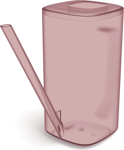 Regadera Tubi 1,6 l transparente marsala