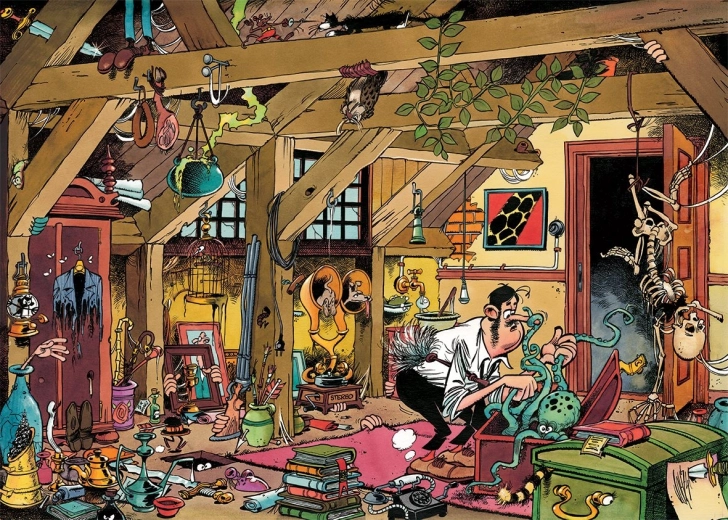 JUMBO Puzzle Jan Van Haasteren Oldtimers: El joven anciano 1000 piezas