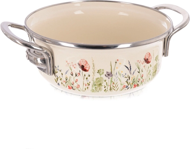 Olla esmaltada crema Maki 16 cm, 950 ml