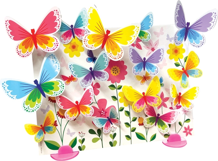 Coloridas mariposas 3D
