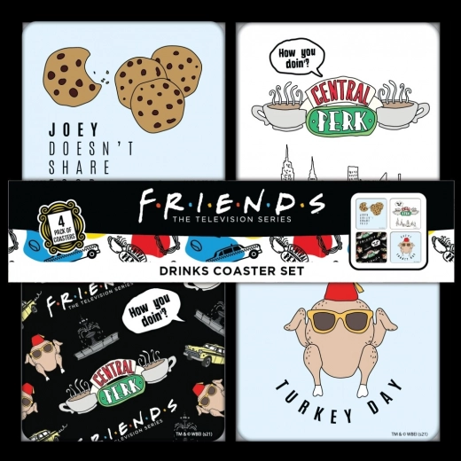 Set de posavasos Friends