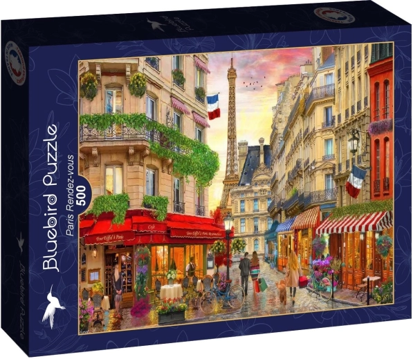 Puzzle Bluebird Encuentro en París 500 piezas