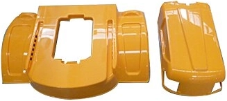 Respaldo para el vehículo infantil Strong Bull amarillo