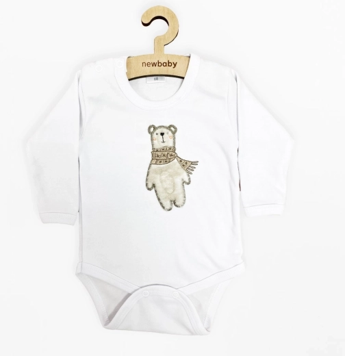 Body de bebé de manga larga New Baby Polar Bear 86