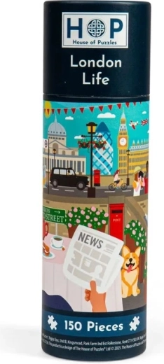 House of Puzzles Mini puzzle Vida londinense, 150 piezas
