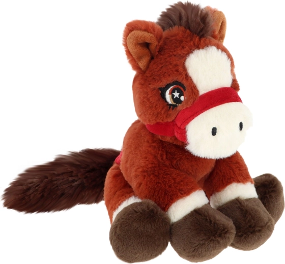 Keel Toys Keeleco poni de peluche alazán 22 cm