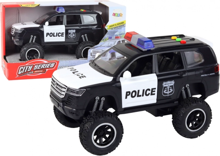 Vehículo policial todoterreno de fricción Raptor - negro