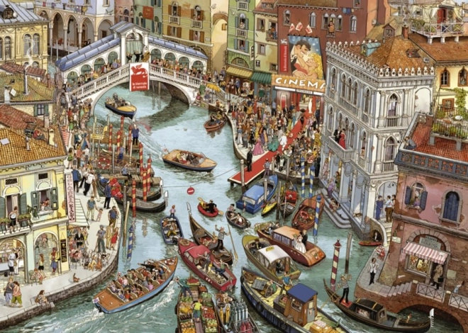 Puzzle O Sole Mio! 2000 piezas con póster