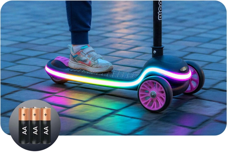 Plataforma con retroiluminación LED con 20 modos