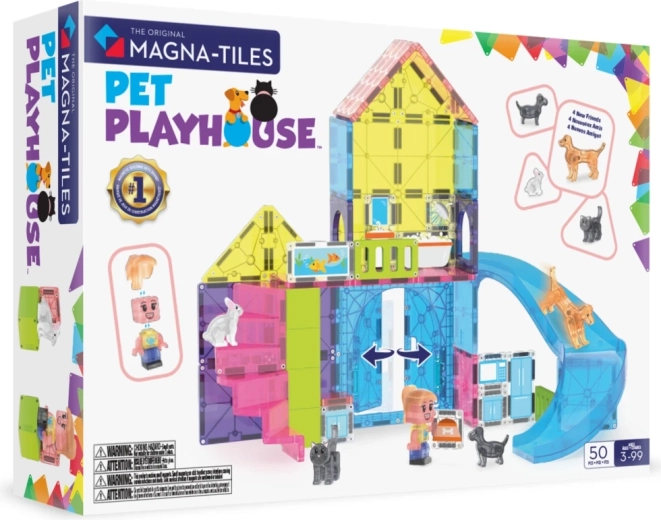 Magna-Tiles casita para mascotas 50 piezas