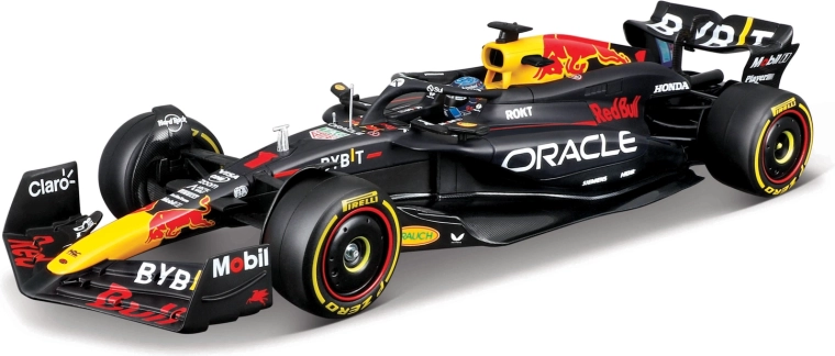 Kit de construcción del modelo de Fórmula Bburago Oracle Red Bull Racing RB20 2024 Max Verstappen 1:24