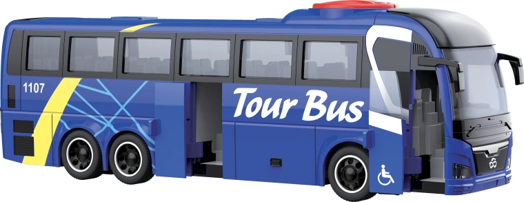 City Service Car autobús urbano 1:16 azul