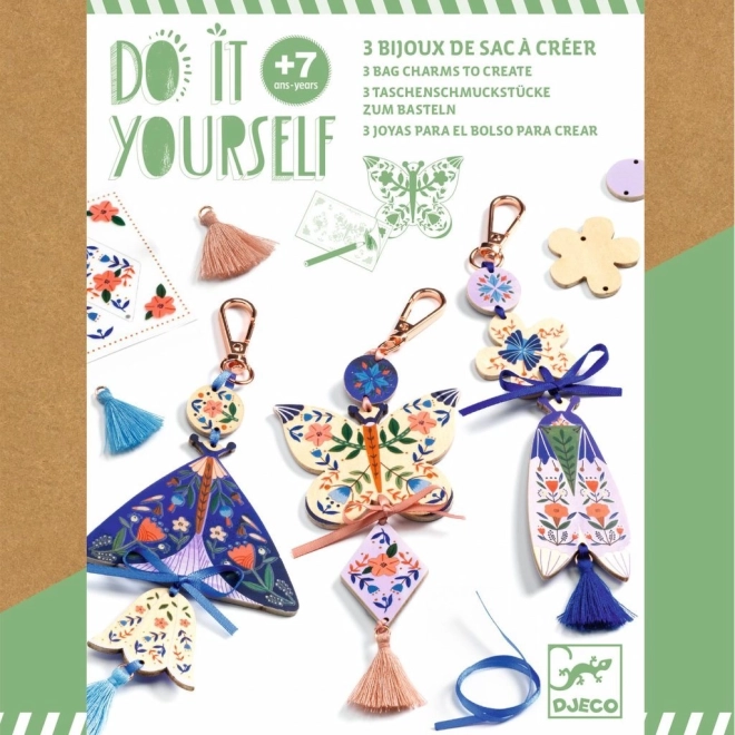 DIY colgantes de madera Mariposas de DJECO
