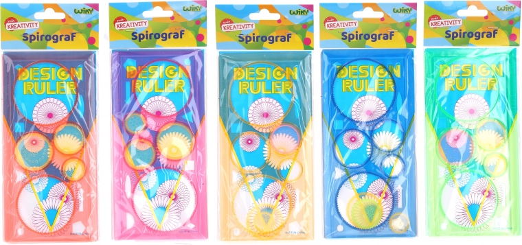 Juego de plantillas creativas Spirograf