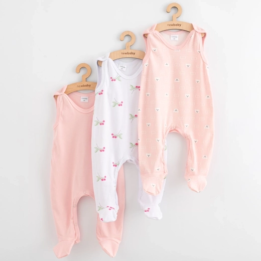 Peleles para bebé New Baby Classic II, set de 3 uds., niña, talla 74 (6–9 meses)