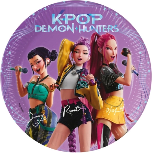 Platos de papel Demon hunters 20 cm (8 uds.)