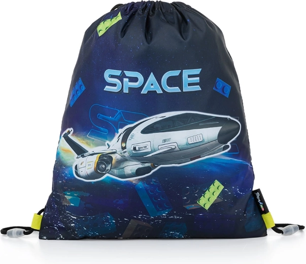 Bolsa para educación física Space – bolsa escolar para zapatillas de poliéster
