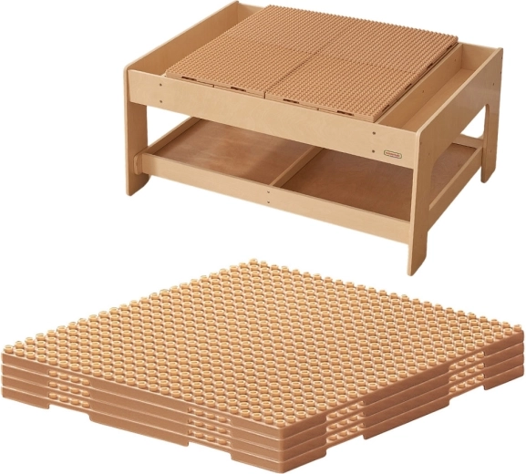 Masterkidz set de 4 adaptadores para panel para construir con bloques pequeños
