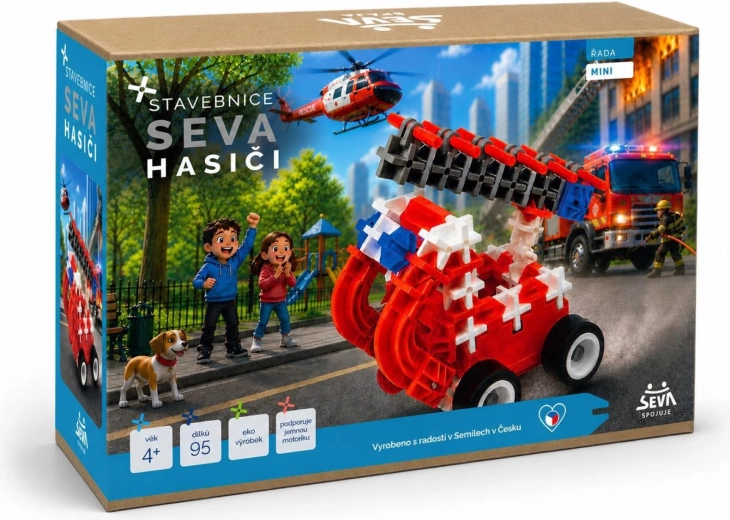 SEVA mini bomberos – juego de construcción de 95 piezas