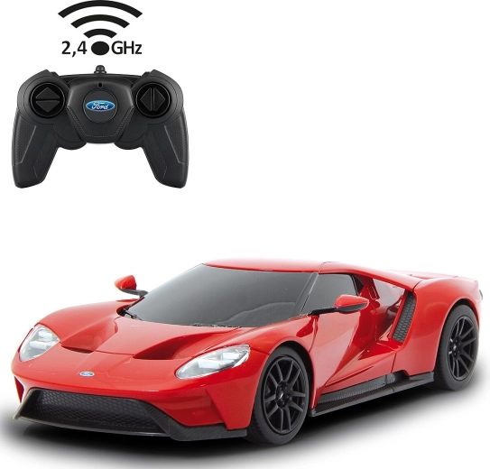 Coche RC Jamara Ford GT 1:24 rojo 2,4 GHz