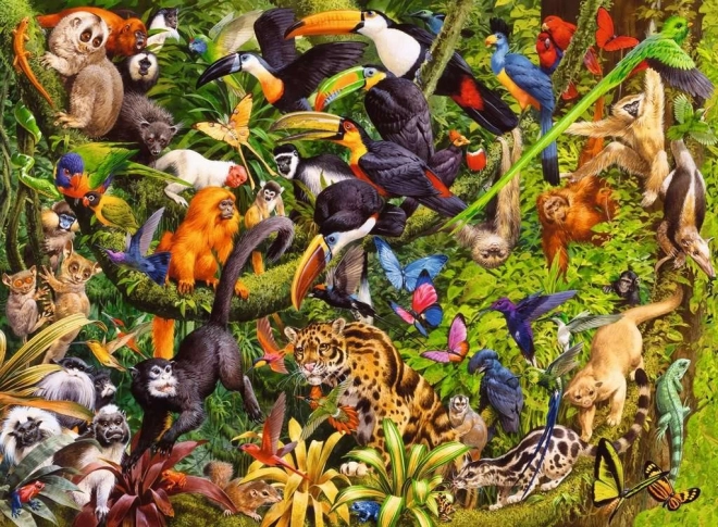 Puzzle Ravensburger Selva tropical XXL de 200 piezas