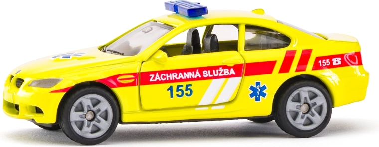 Ambulancia Siku BMW M3 Coupé – versión checa, modelo metálico