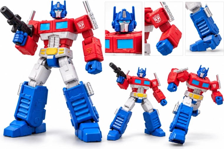 Articulaciones móviles para poses de acción