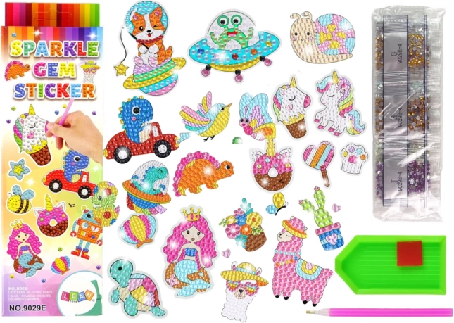 Pegatinas para crear mosaico de diamantes