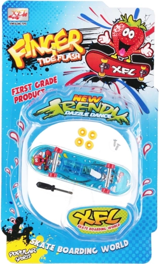Skateboard fingerboard giratorio