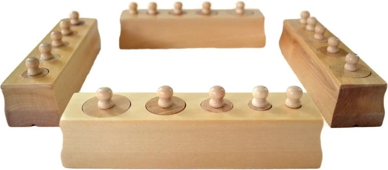 Cilindros Montessori con pomos – versión reducida - 1 pieza