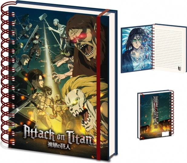 Bloc de anillas Attack on Titan
