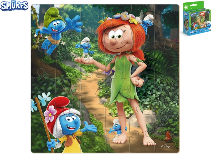 Puzzle de Los Pitufos Princesa en el bosque 24 piezas