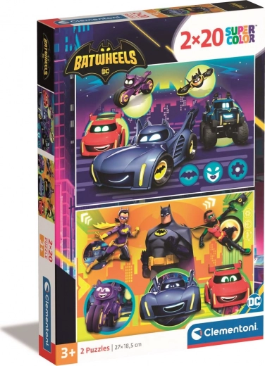 Puzle infantil 2x20 piezas Batwheels