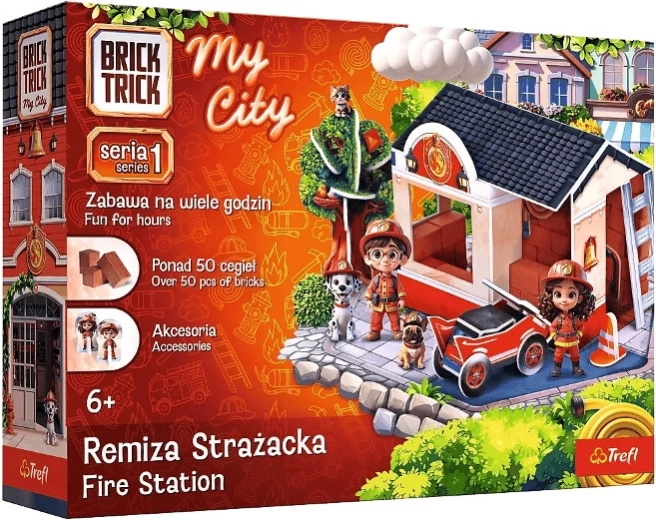 Brick Trick My City parque de bomberos