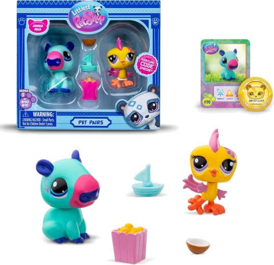 Hasbro Littlest Pet Shop Pet Jungle set de figuras y accesorios