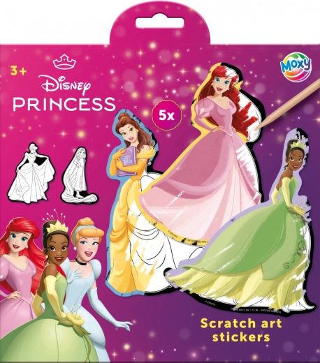 Pegatinas para rascar Disney Princesas 5 uds.