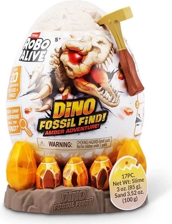 Zuru Robo Alive Dino Fossil Find: Amber Adventure - 1 pieza
