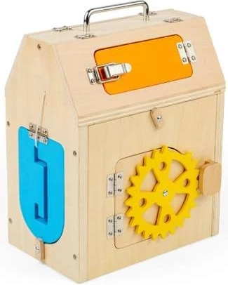 Bigjigs Toys Activity board Casita para niños