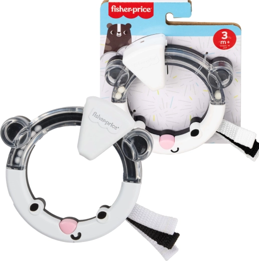 Anillo sensorial con sonajero para bebés Tejón FISHER-PRICE