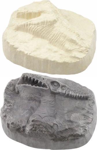 “Fósiles” de dinosaurio realistas
