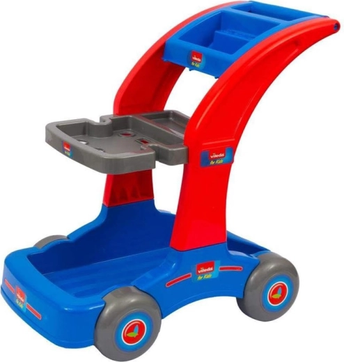 Carrito con compartimentos de almacenamiento