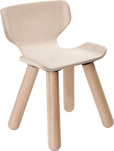 Silla infantil PlanToys de madera de caucho