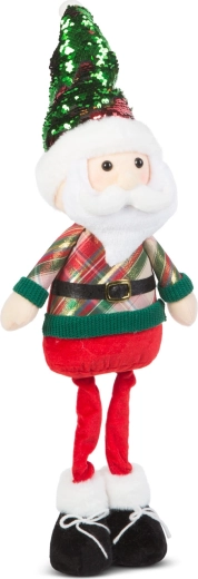 Figura textil de Papá Noel de pie