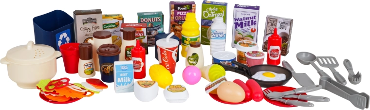 Numerosos accesorios para pequeños cocineros