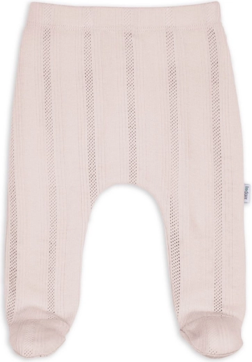 Lodger pantalones calentitos para recién nacido con patucos pointelle powder talla 50