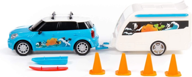 Caravana desmontable para un juego variable