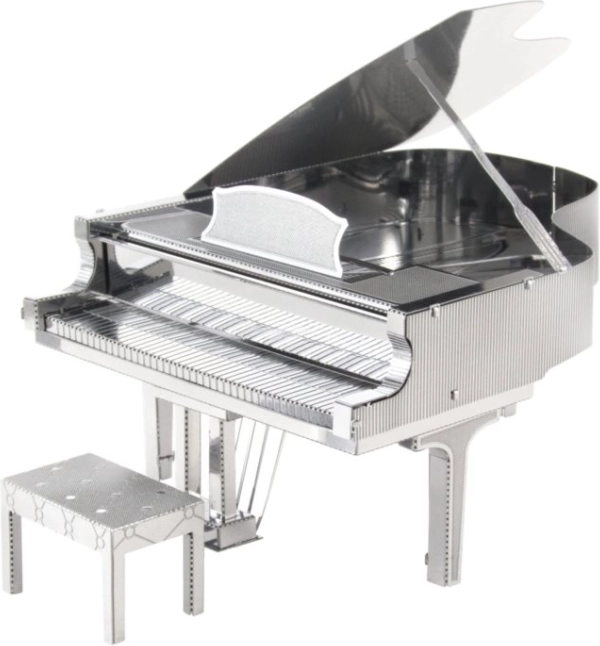 Metal earth modelo metálico 3D piano – edición silver