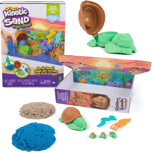 Kinetic Sand Project Planet Tortugas marinas
