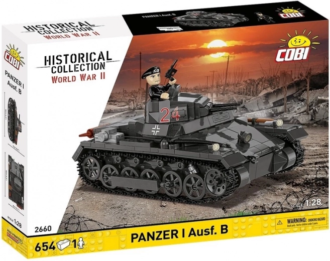 Kit de construcción del tanque Panzer I Ausf. B 1:28 – 654 piezas