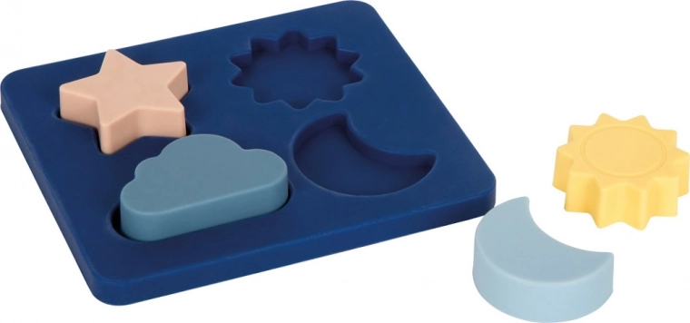 Puzle de silicona para niños small foot – sol, luna, estrella y nube